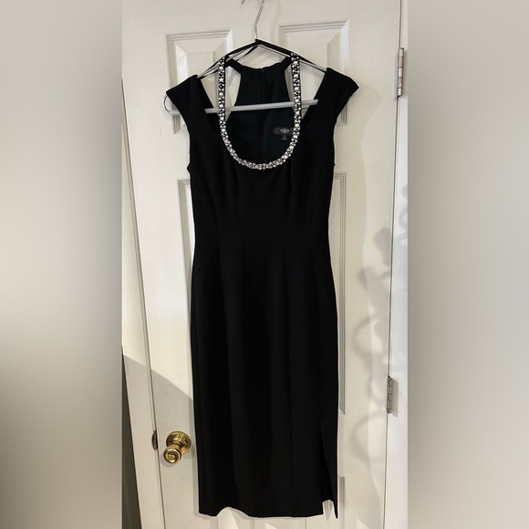 NWT Aqua Womens Embellished Knee-Length Sheath Dress - Picture 4 of 6